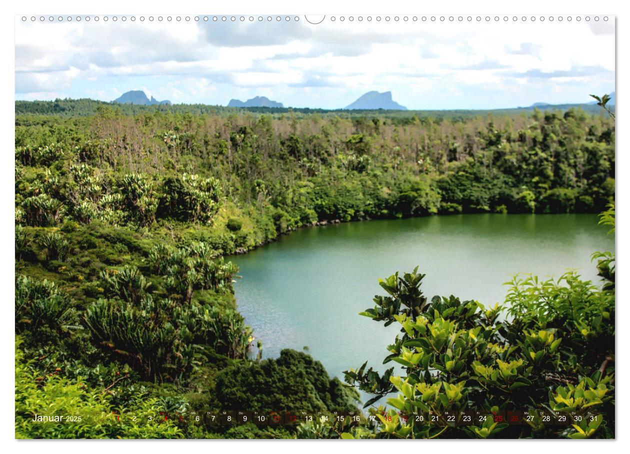 Mauritius - Die Perle im Indischen Ozean (Wandkalender 2025 DIN A2 quer), CALVENDO Monatskalender