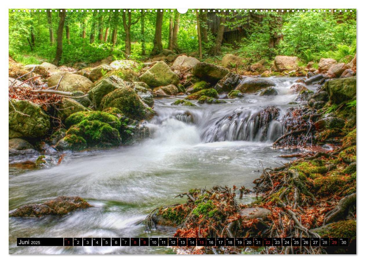 Verzauberter Harz (hochwertiger Premium Wandkalender 2025 DIN A2 quer), Kunstdruck in Hochglanz