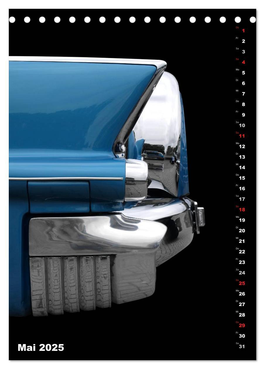Heckflossen amerikanischer Art - Spezial (Tischkalender 2025 DIN A5 hoch), CALVENDO Monatskalender