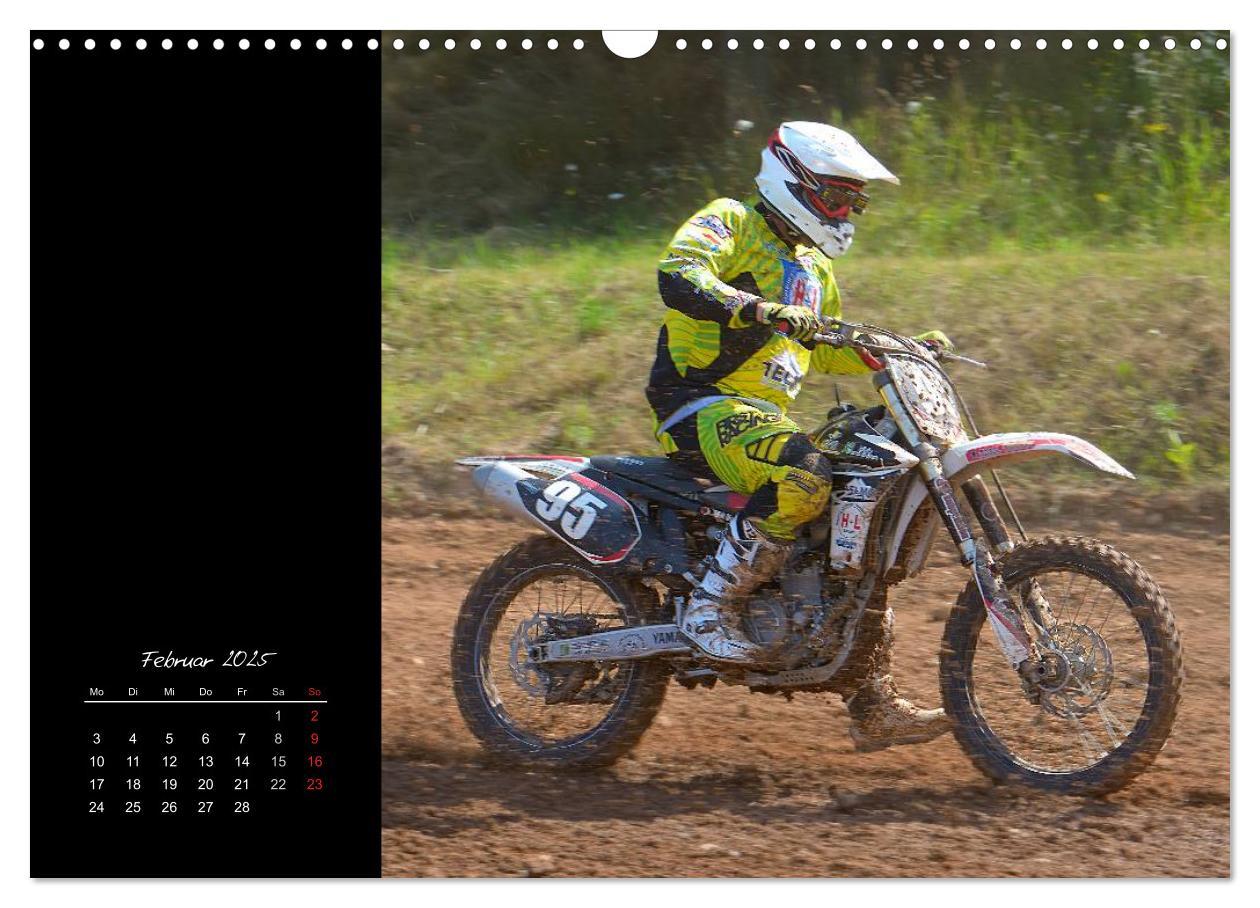 Motocross (Wandkalender 2025 DIN A3 quer), CALVENDO Monatskalender