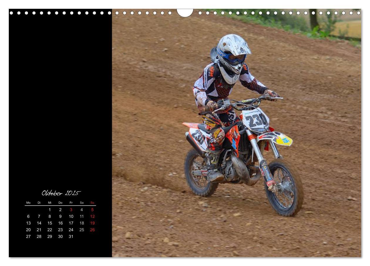 Motocross (Wandkalender 2025 DIN A3 quer), CALVENDO Monatskalender