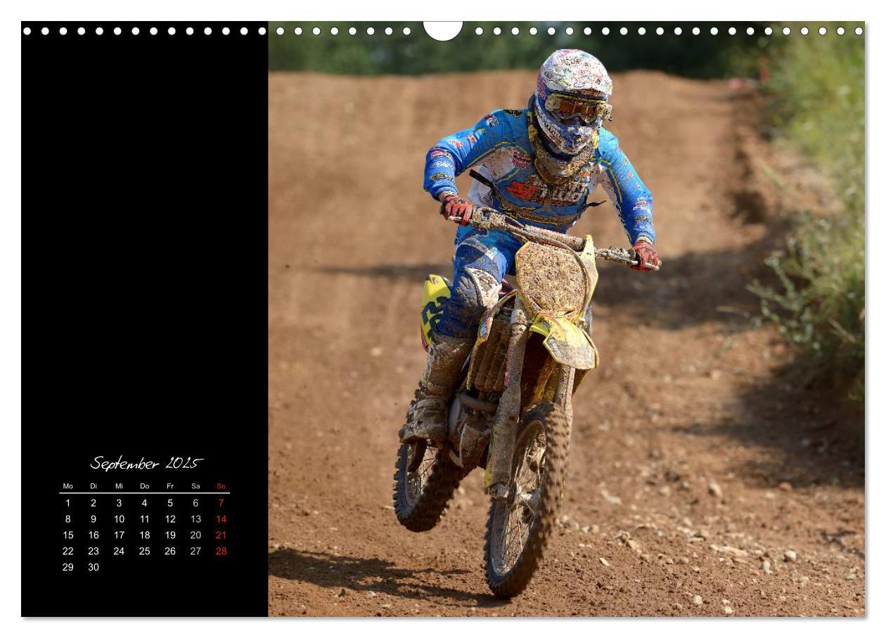 Motocross (Wandkalender 2025 DIN A3 quer), CALVENDO Monatskalender