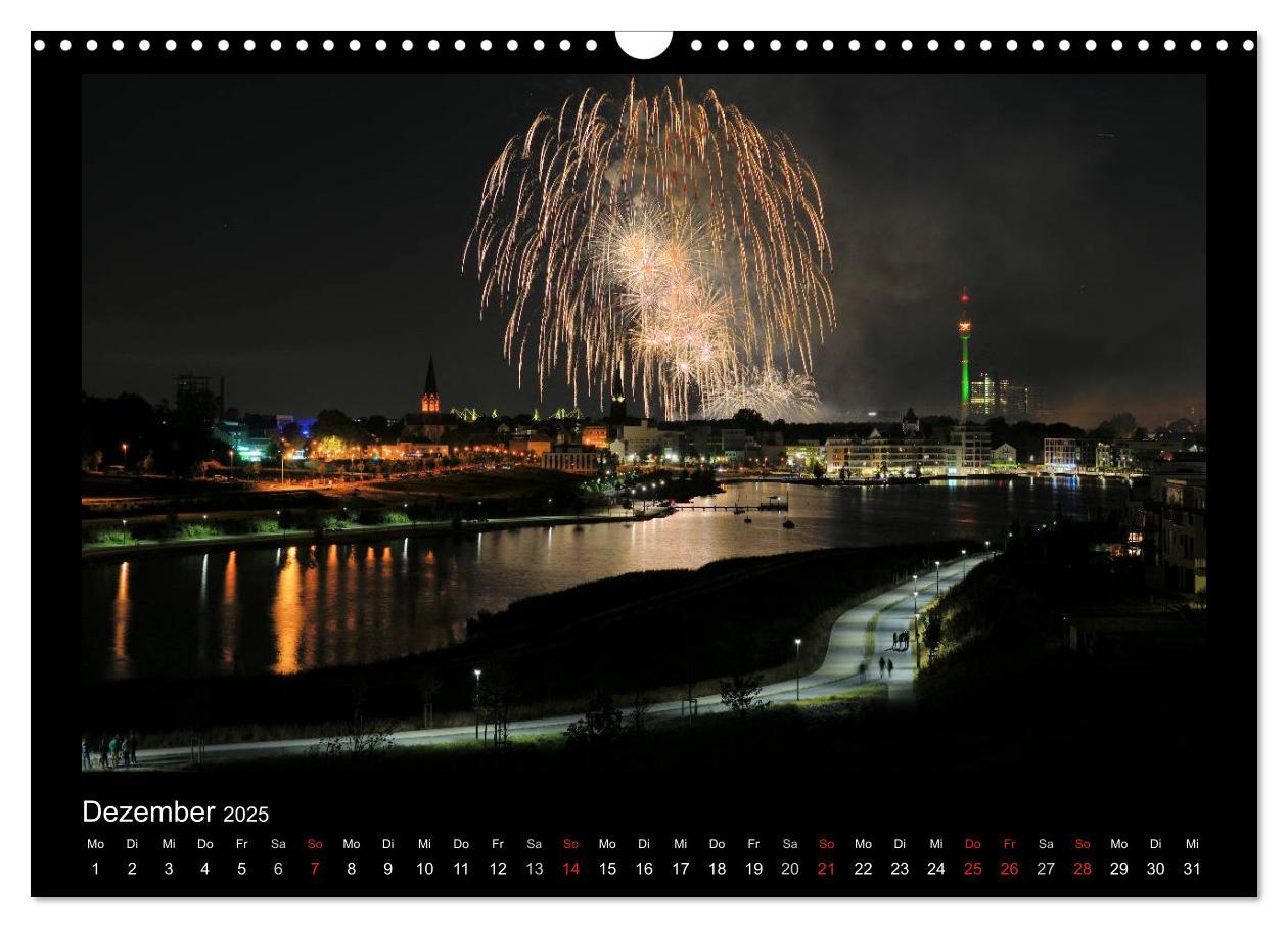 Feuerwerks - Impressionen (Wandkalender 2025 DIN A3 quer), CALVENDO Monatskalender