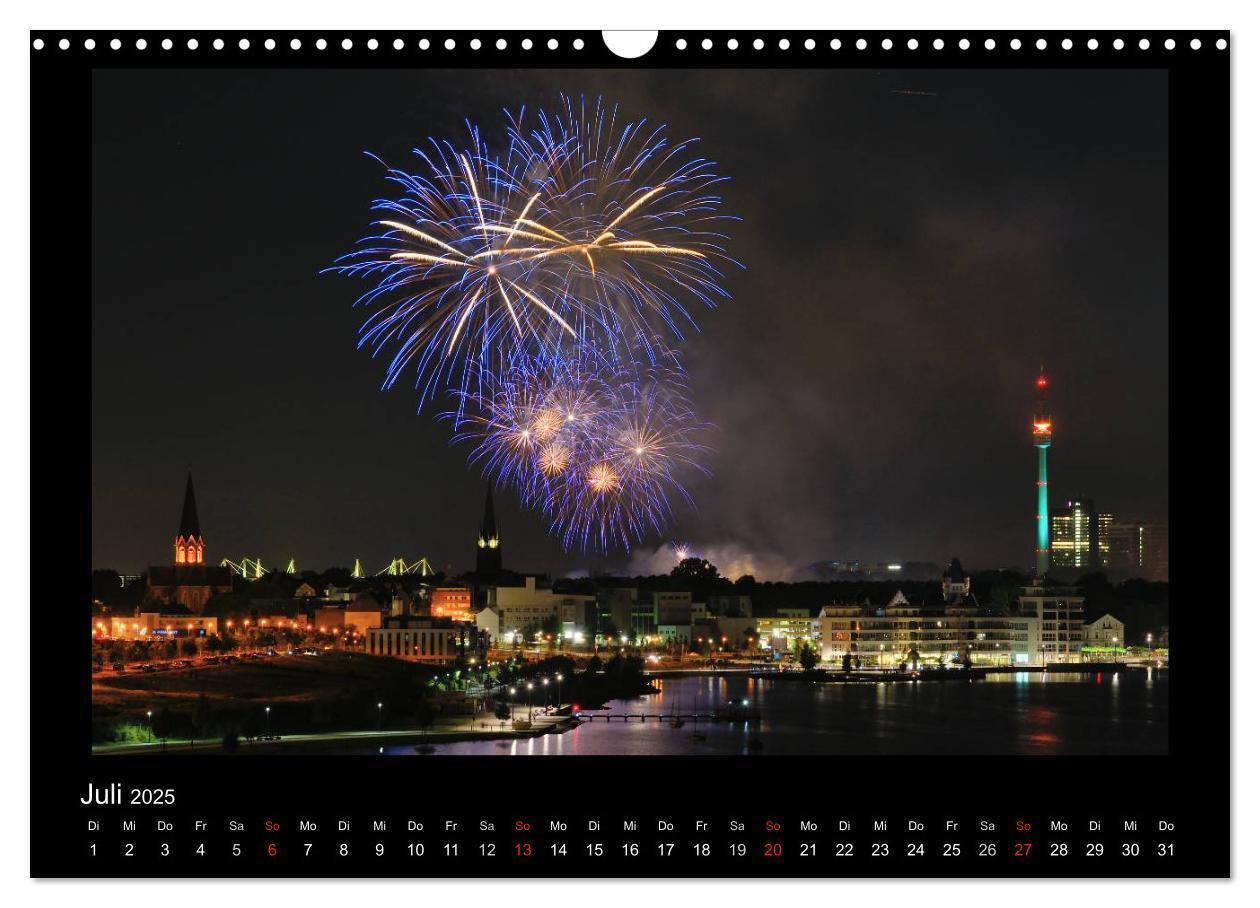 Feuerwerks - Impressionen (Wandkalender 2025 DIN A3 quer), CALVENDO Monatskalender