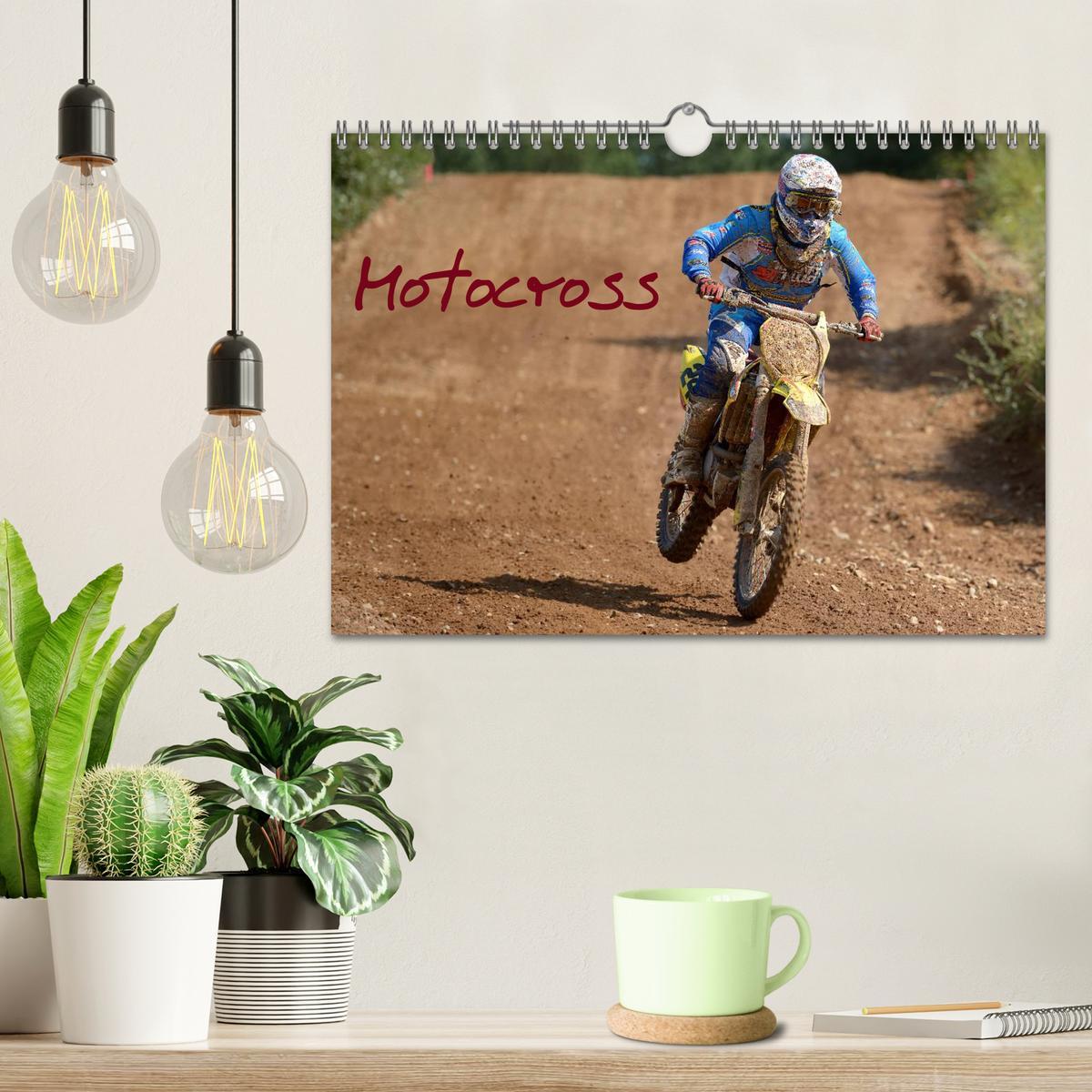 Motocross - Terminplaner (Wandkalender 2025 DIN A4 quer), CALVENDO Monatskalender