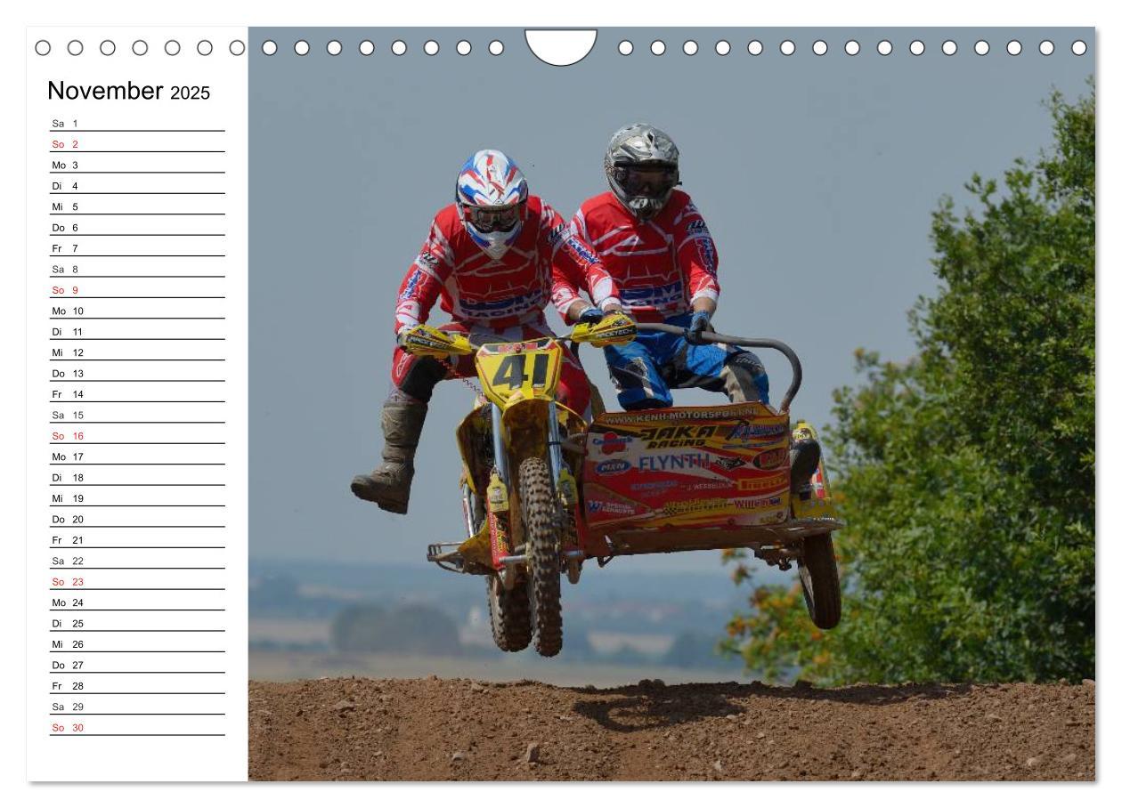 Motocross - Terminplaner (Wandkalender 2025 DIN A4 quer), CALVENDO Monatskalender