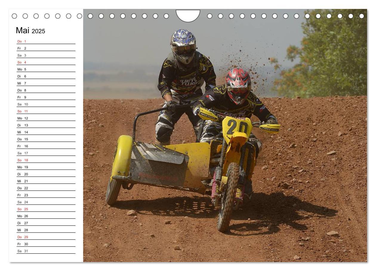 Motocross - Terminplaner (Wandkalender 2025 DIN A4 quer), CALVENDO Monatskalender