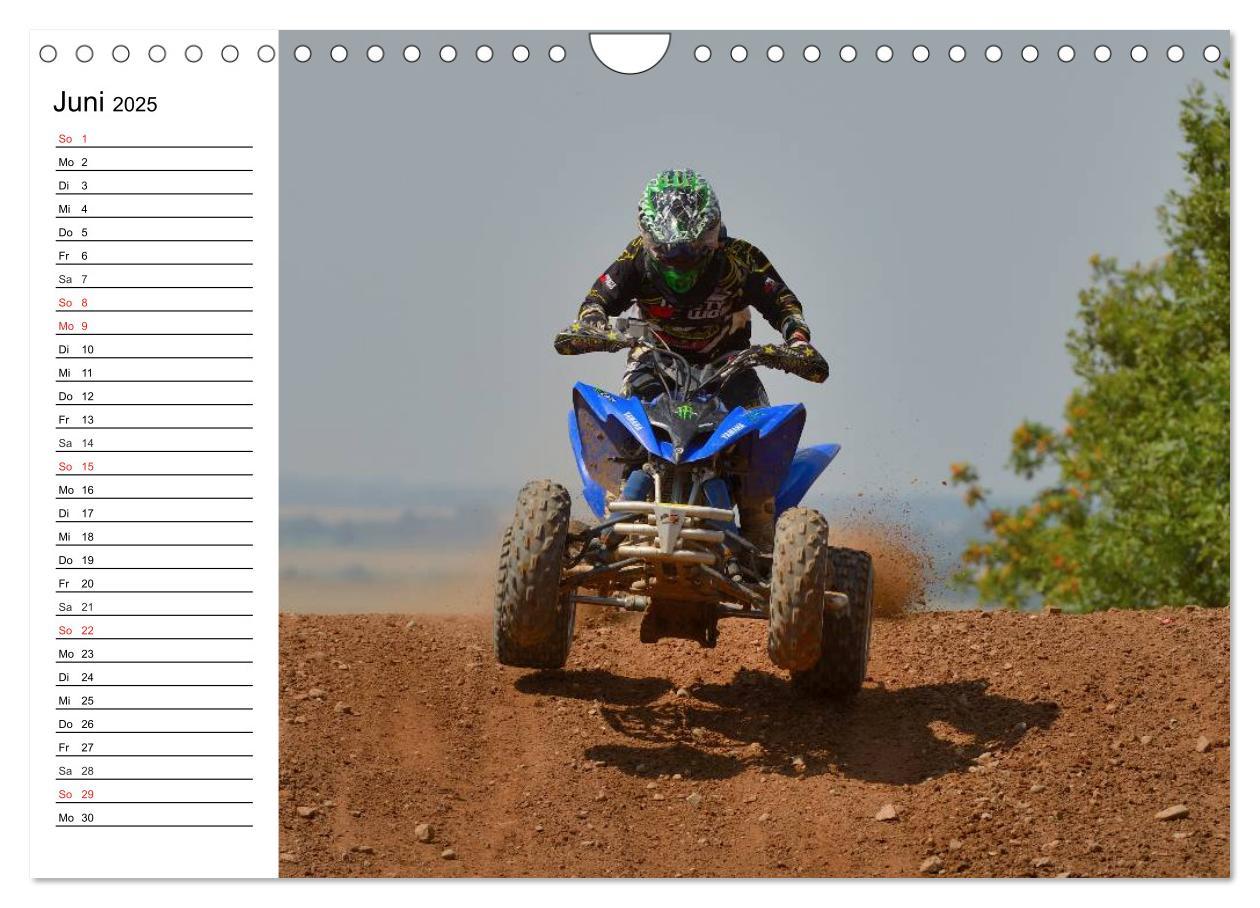 Motocross - Terminplaner (Wandkalender 2025 DIN A4 quer), CALVENDO Monatskalender