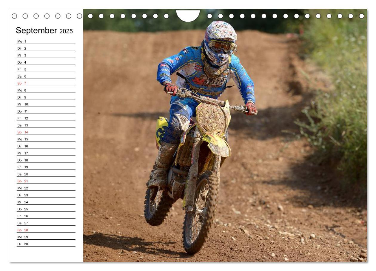 Motocross - Terminplaner (Wandkalender 2025 DIN A4 quer), CALVENDO Monatskalender