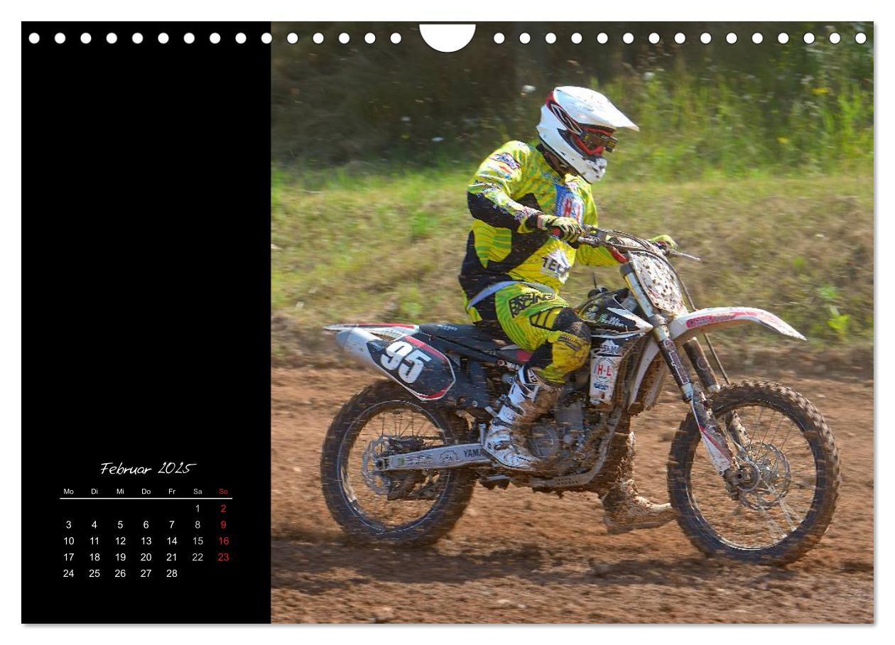 Motocross (Wandkalender 2025 DIN A4 quer), CALVENDO Monatskalender