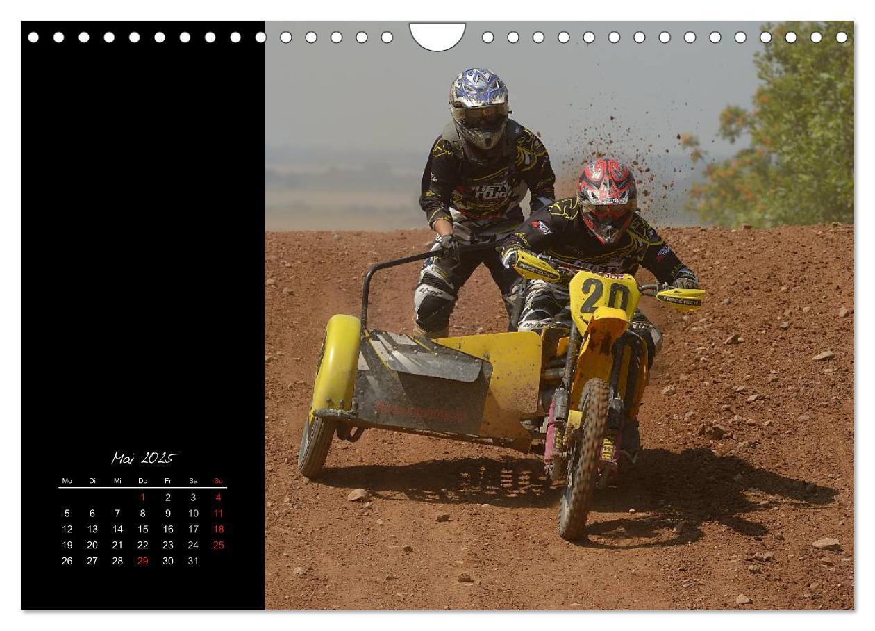 Motocross (Wandkalender 2025 DIN A4 quer), CALVENDO Monatskalender