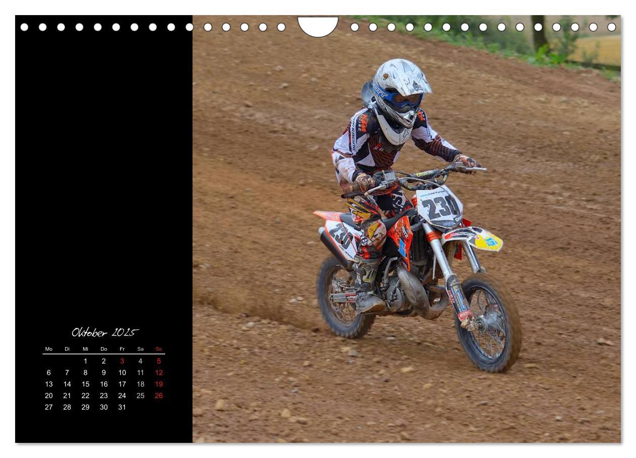 Motocross (Wandkalender 2025 DIN A4 quer), CALVENDO Monatskalender