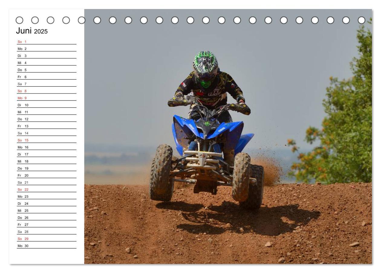 Motocross - Terminplaner (Tischkalender 2025 DIN A5 quer), CALVENDO Monatskalender