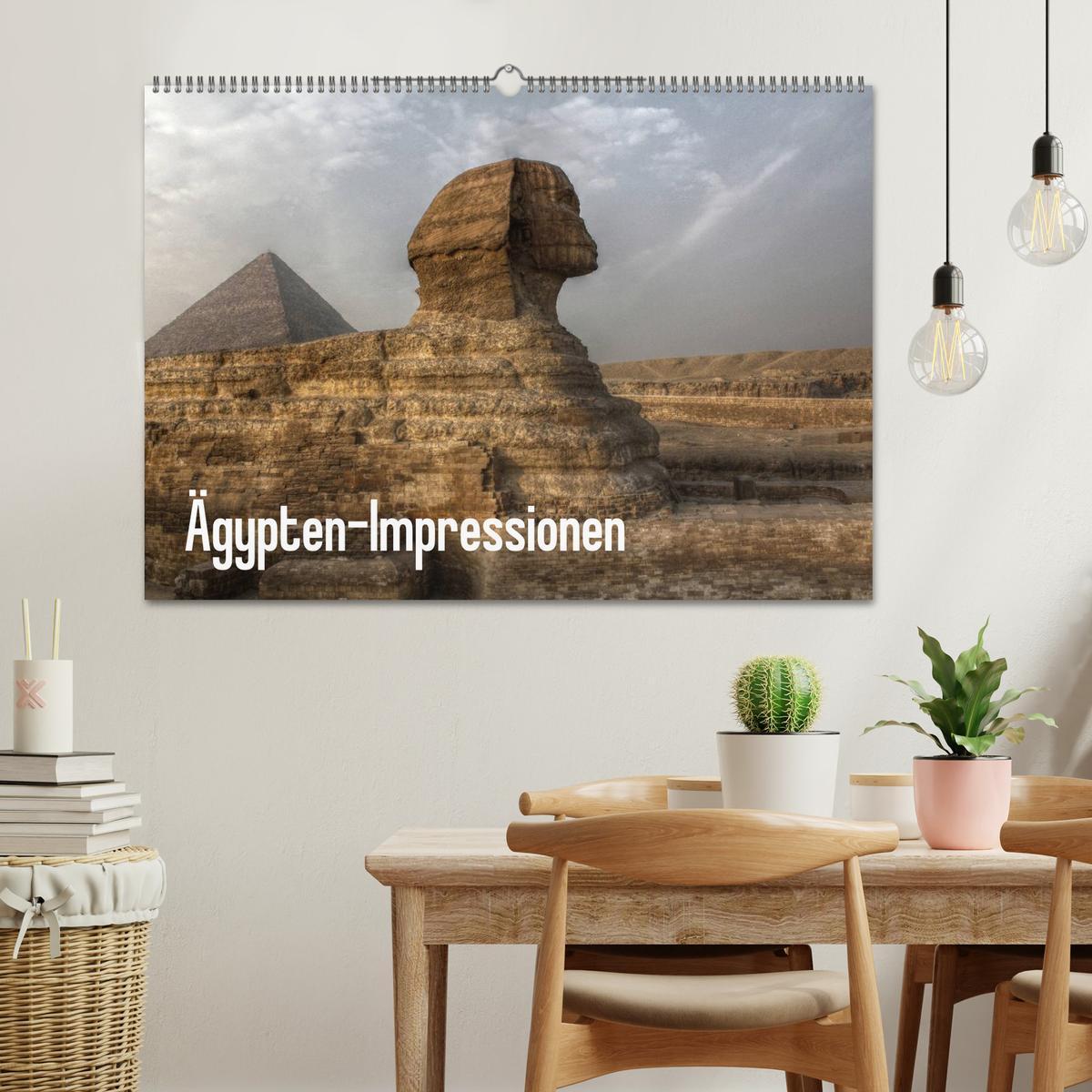 Ägypten - Impressionen (Wandkalender 2025 DIN A2 quer), CALVENDO Monatskalender