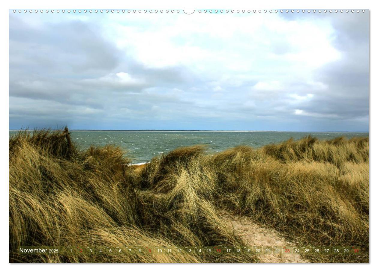 Sylt - Der Ellenbogen (Wandkalender 2025 DIN A2 quer), CALVENDO Monatskalender