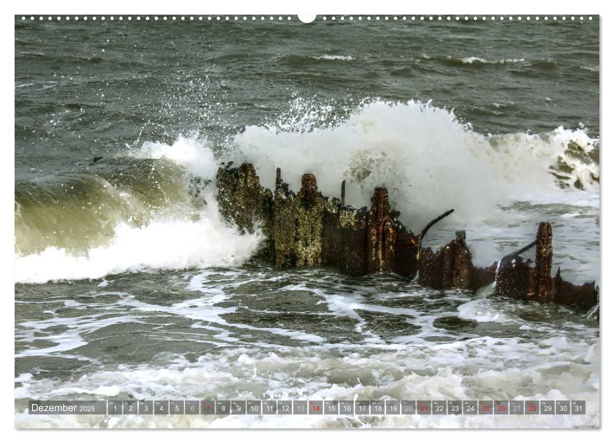 Sylt - Der Ellenbogen (Wandkalender 2025 DIN A2 quer), CALVENDO Monatskalender