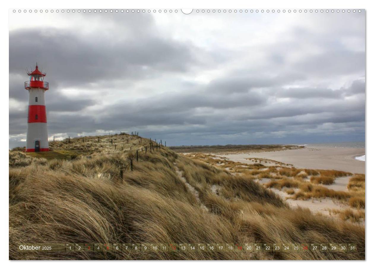 Sylt - Der Ellenbogen (Wandkalender 2025 DIN A2 quer), CALVENDO Monatskalender