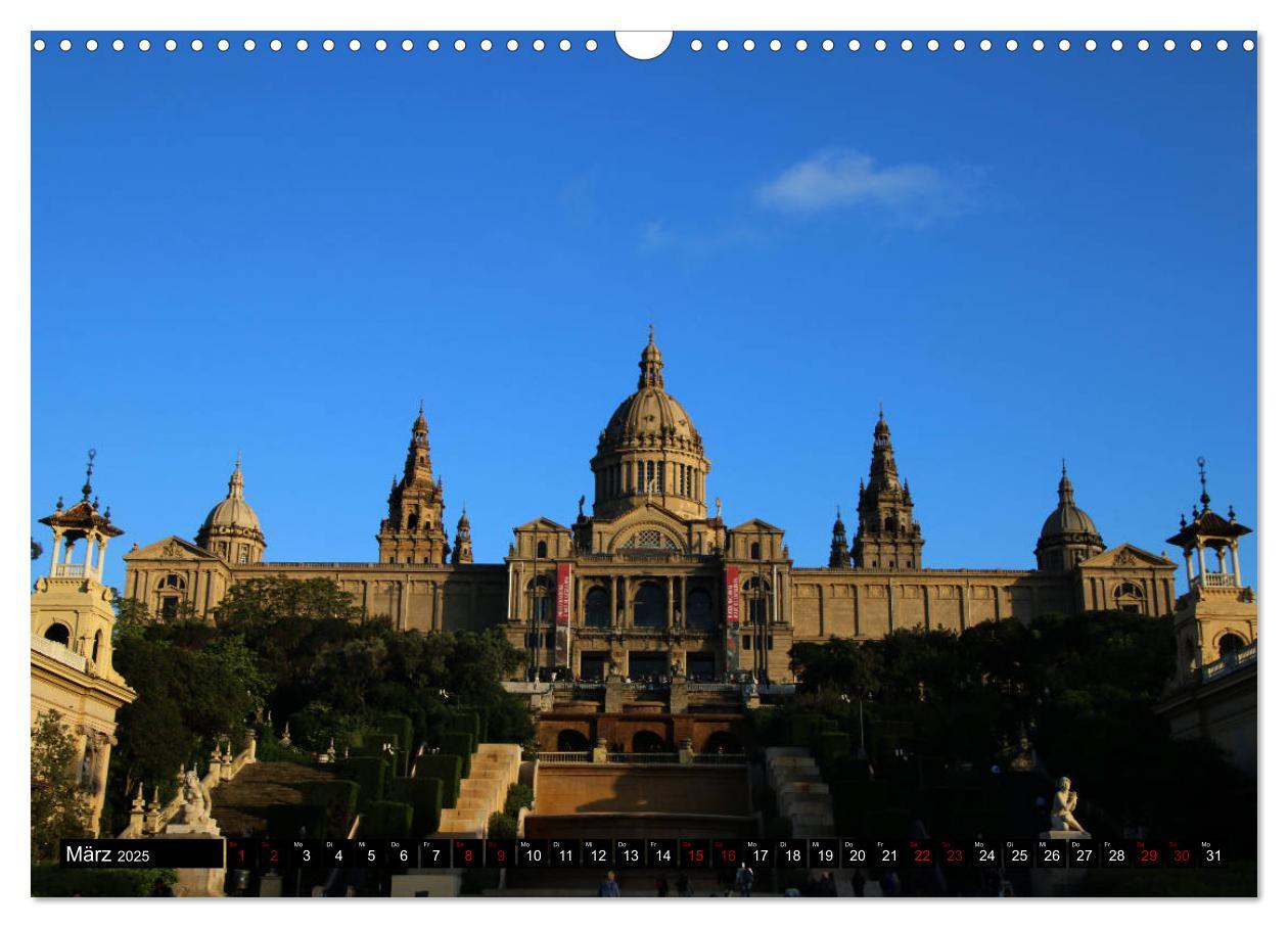 Barcelona - Stadt des Modernisme (Wandkalender 2025 DIN A3 quer), CALVENDO Monatskalender