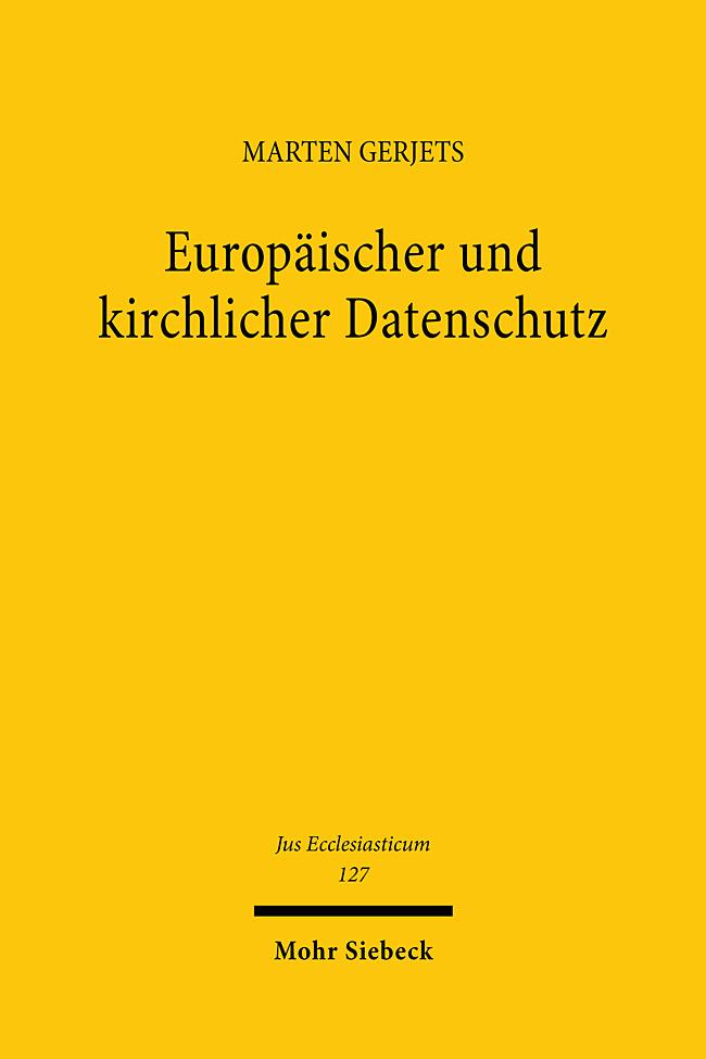 Europäischer und kirchlicher Datenschutz