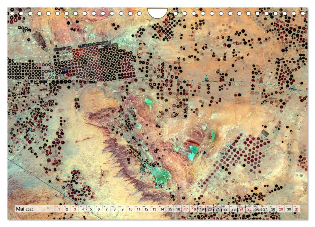Sensationelle Bilder Unserer Erde - Oasen Wüstenstädte Millionenstädte (Wandkalender 2025 DIN A4 quer), CALVENDO Monatskalender