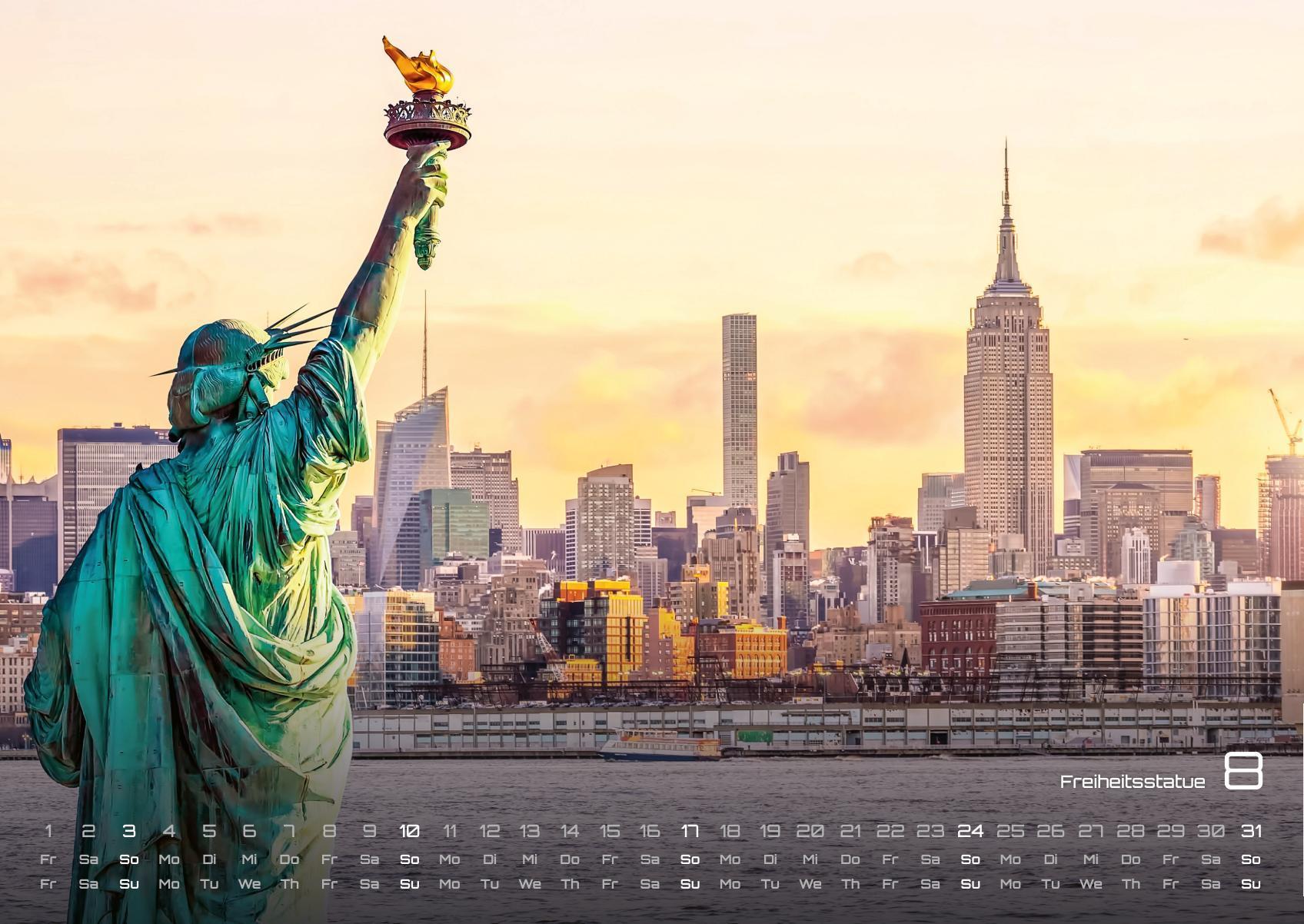 New York - die Stadt, die niemals schläft - 2025 - Kalender DIN A2