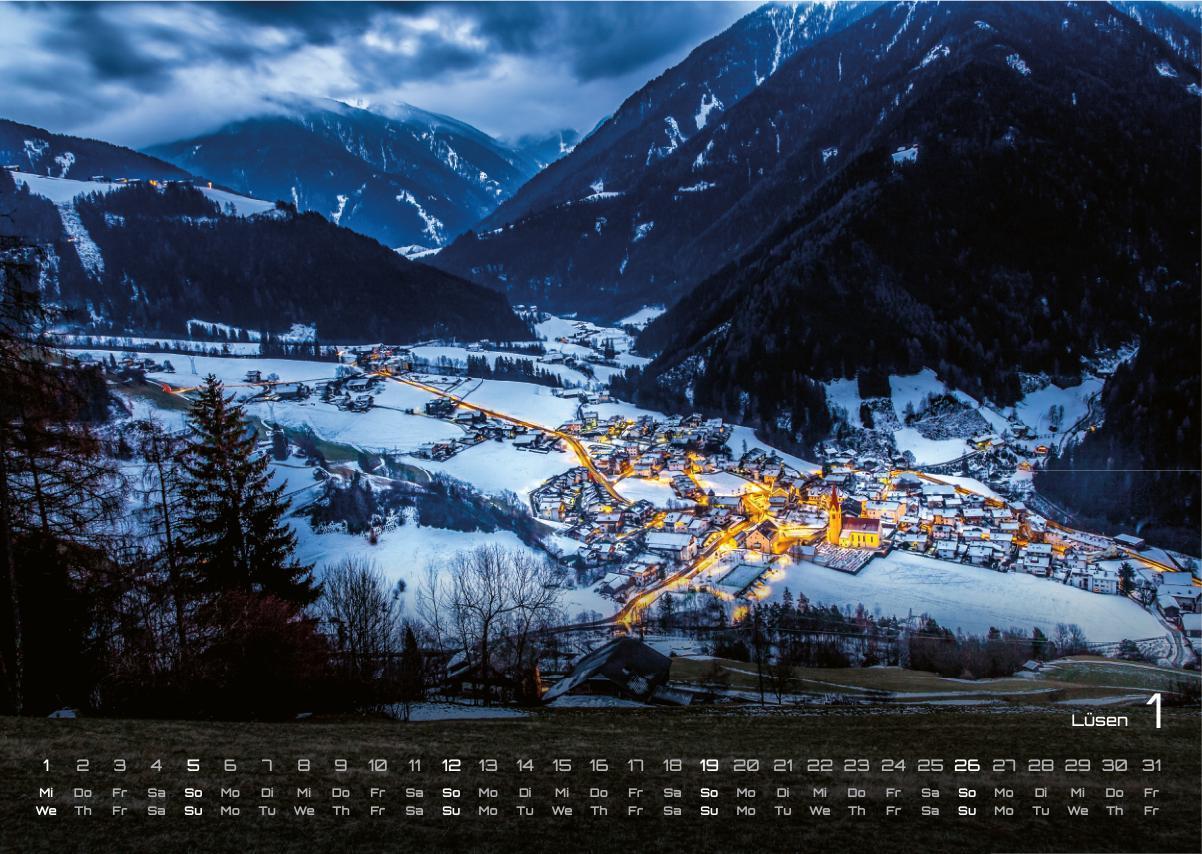 Südtirol - eine Reise durch bezaubernde Landschaften - 2025 - Kalender DIN A3