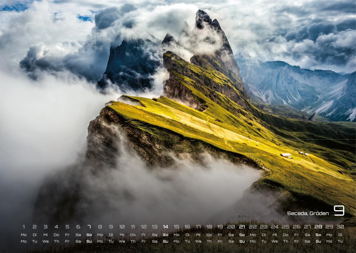 Südtirol - eine Reise durch bezaubernde Landschaften - 2025 - Kalender DIN A3