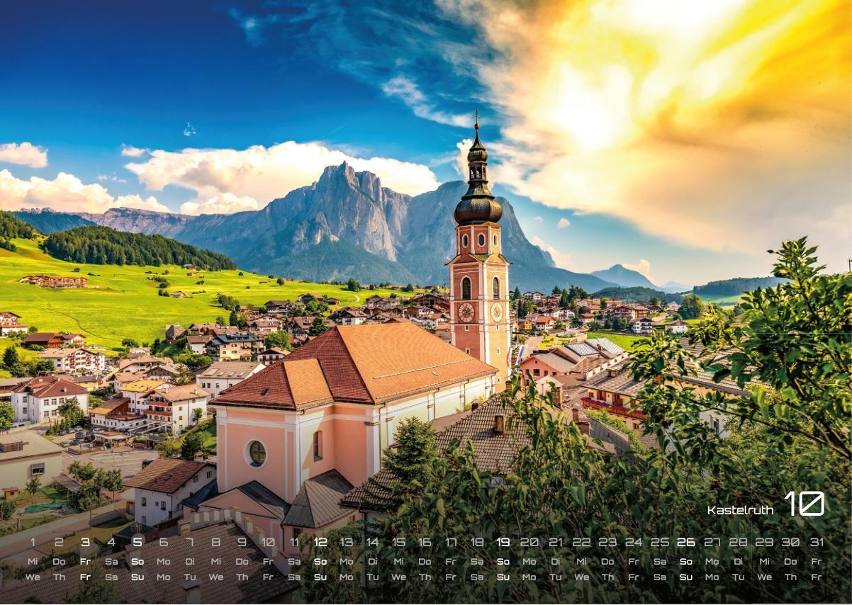 Südtirol - eine Reise durch bezaubernde Landschaften - 2025 - Kalender DIN A3