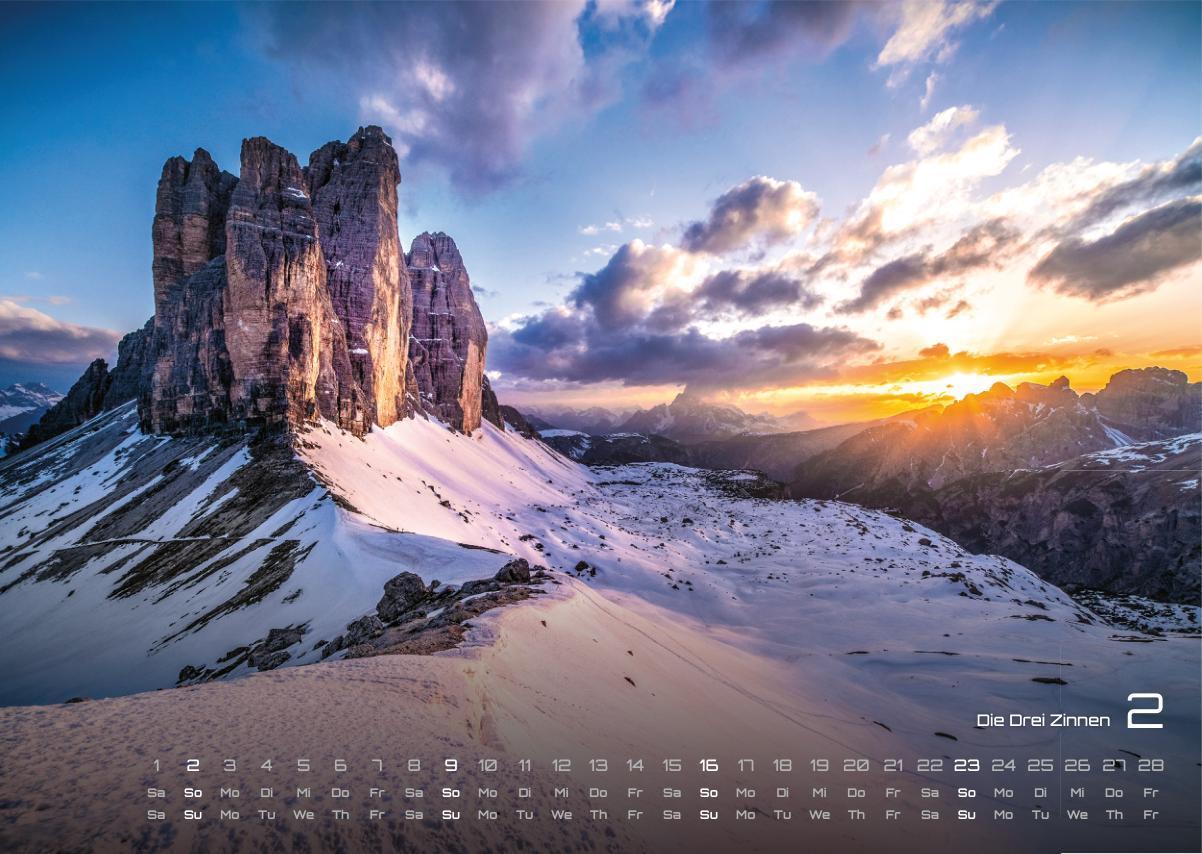 Südtirol - eine Reise durch bezaubernde Landschaften - 2025 - Kalender DIN A3