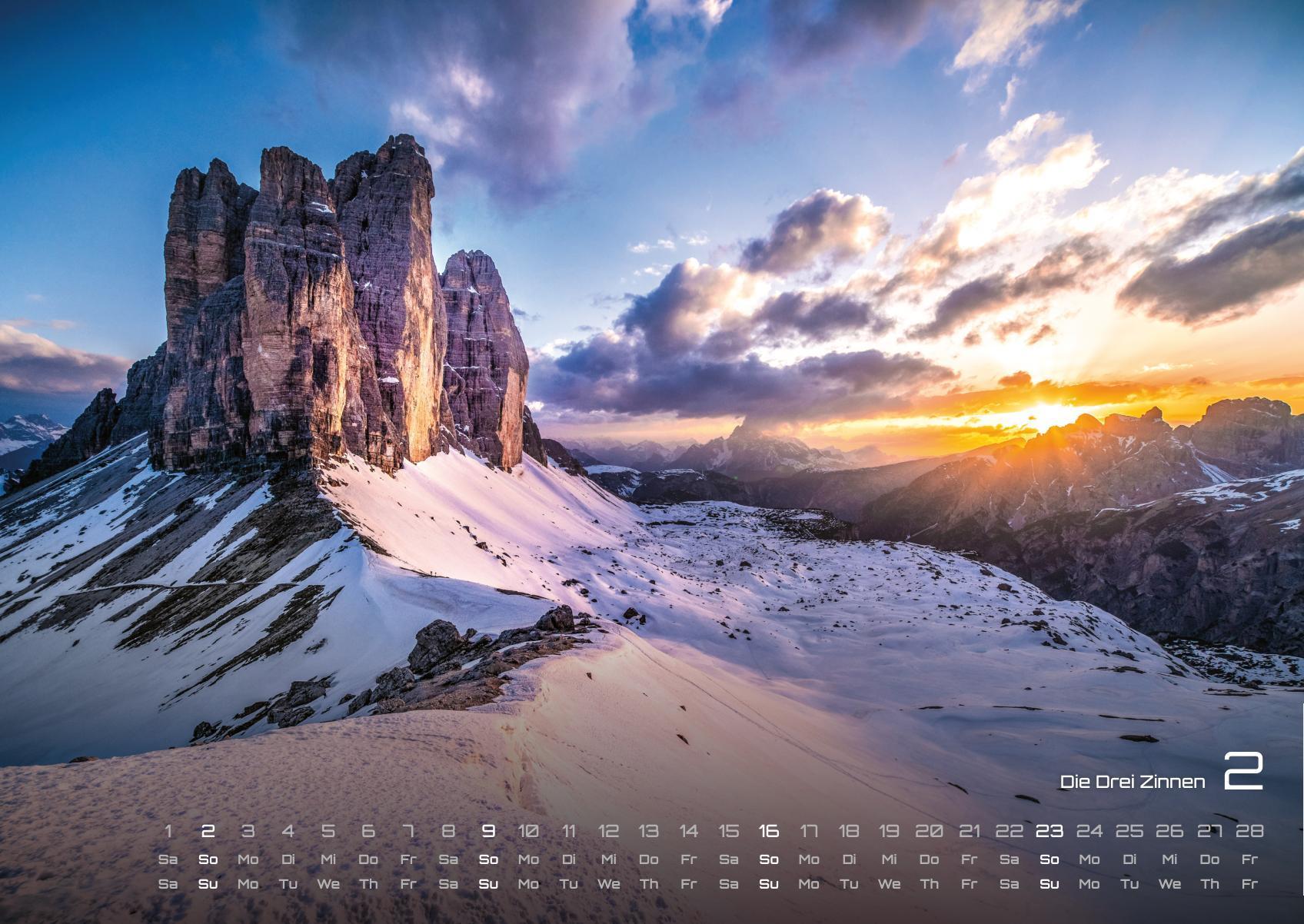 Südtirol - eine Reise durch bezaubernde Landschaften - 2025 - Kalender DIN A2