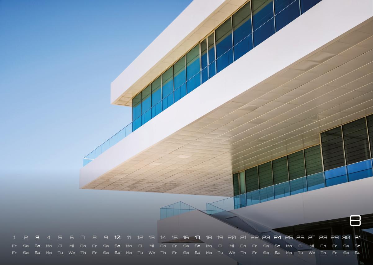 Architektur - faszinierende Baukunst - 2025 - Kalender DIN A3