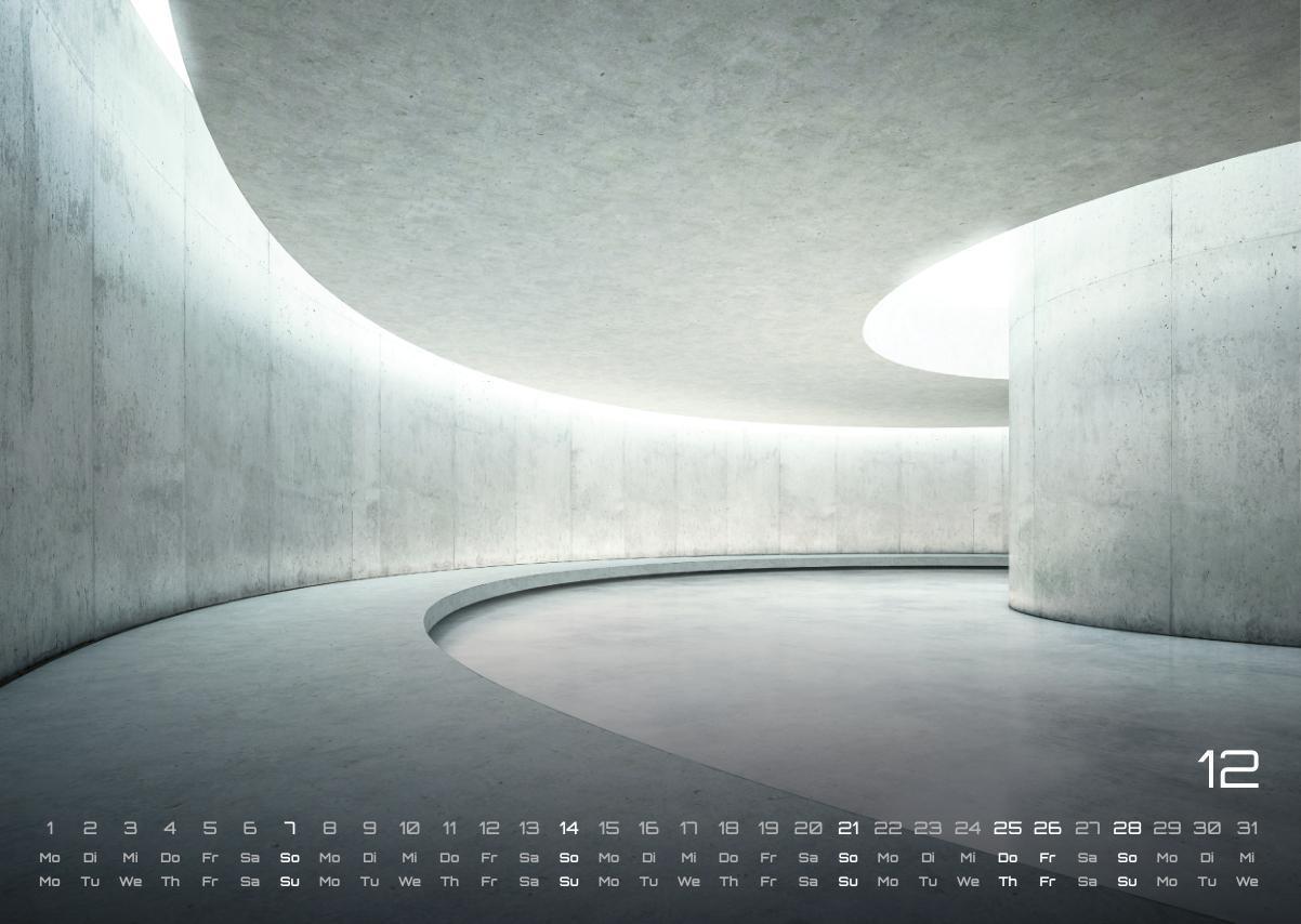 Architektur - faszinierende Baukunst - 2025 - Kalender DIN A3