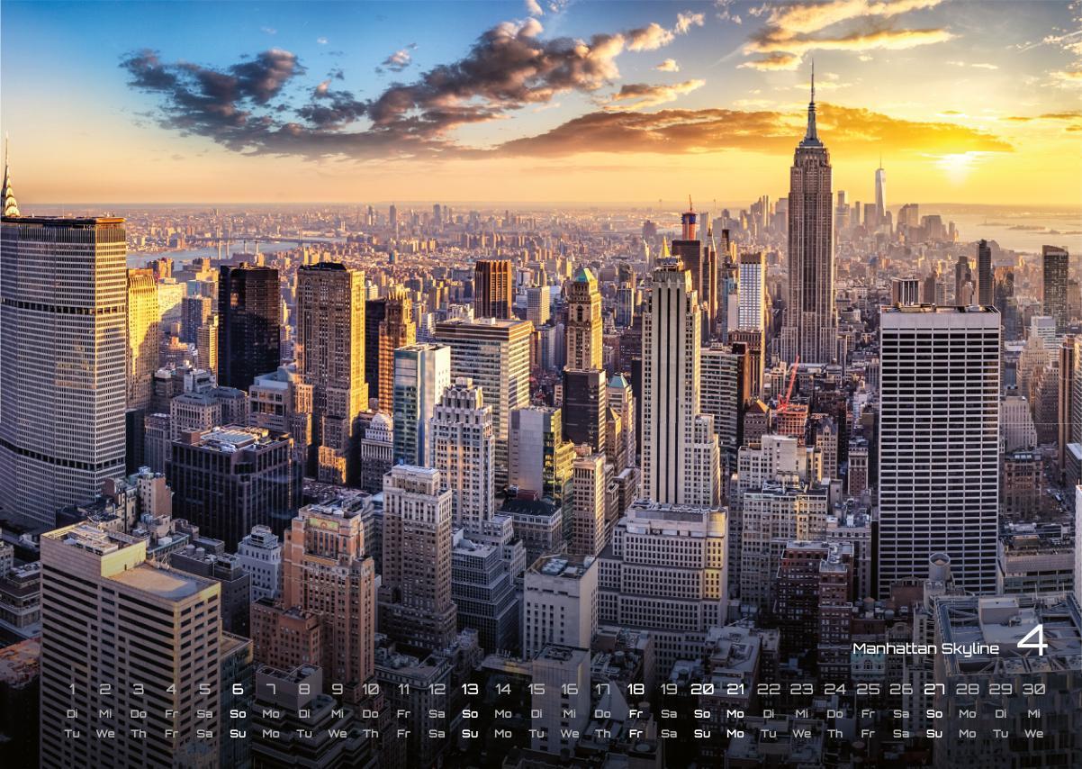 New York - die Stadt, die niemals schläft - 2025 - Kalender DIN A3