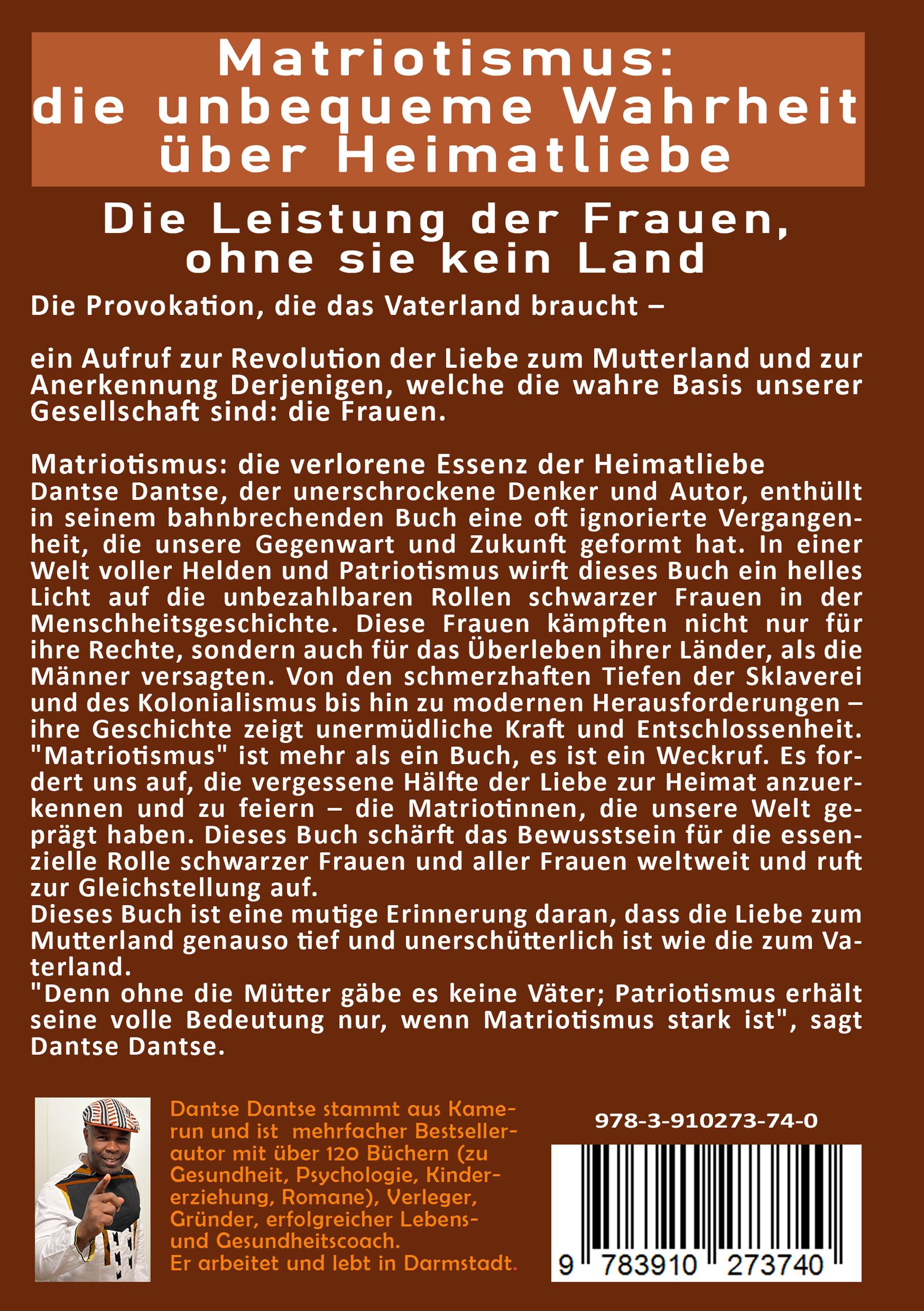 MATRIOTISMUS - DIE VERGESSENE HÄLFTE DER LIEBE ZUM (MUTTER)LAND: Ein Hoch auf die schwarzen Frauen: Hommage an die wahren Heldinnen und Architektinnen unserer Welt