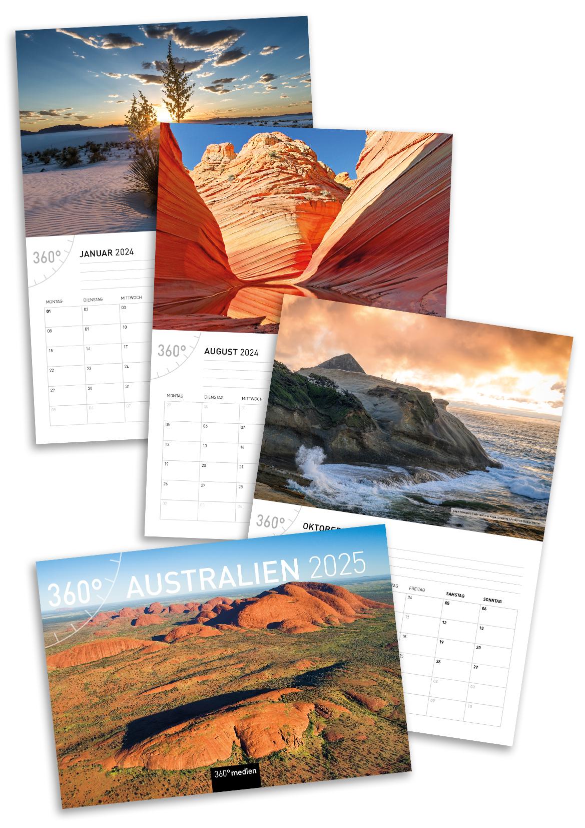 360° Australien Broschürenkalender 2025