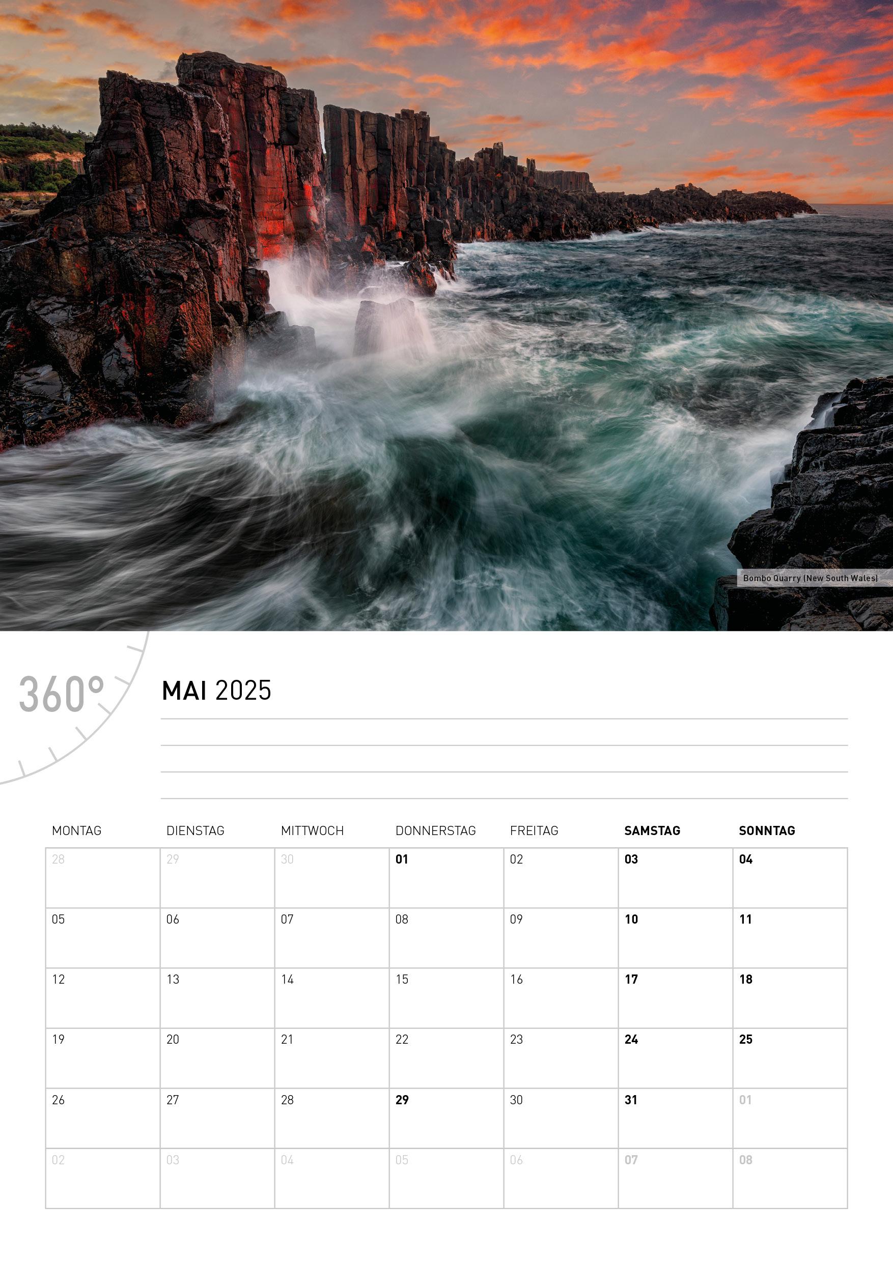 360° Australien Broschürenkalender 2025