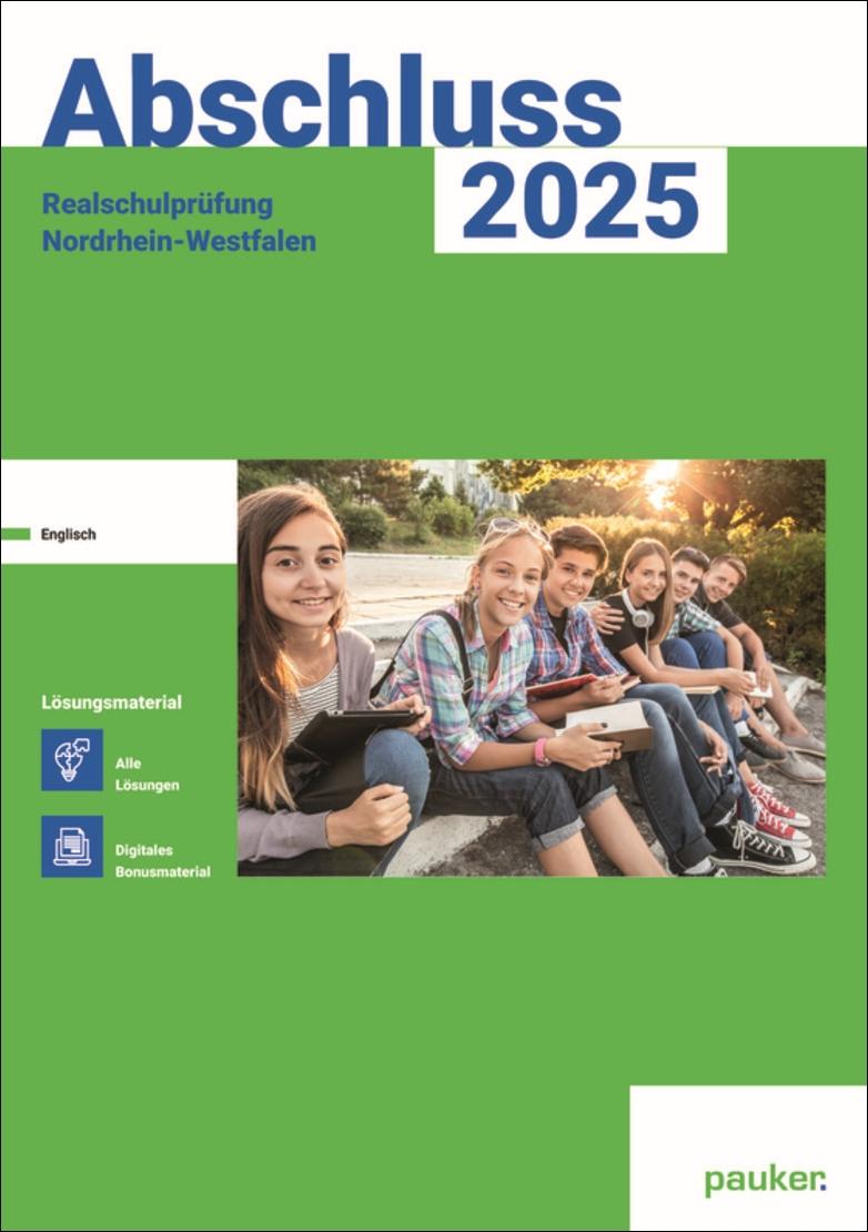 Abschluss 2025 - MSA Realschule NRW - Lösungsband - Englisch