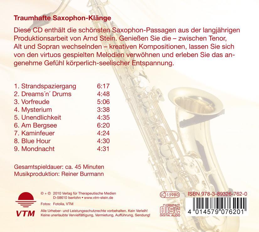 Traumhafte Saxophon-Klänge. CD