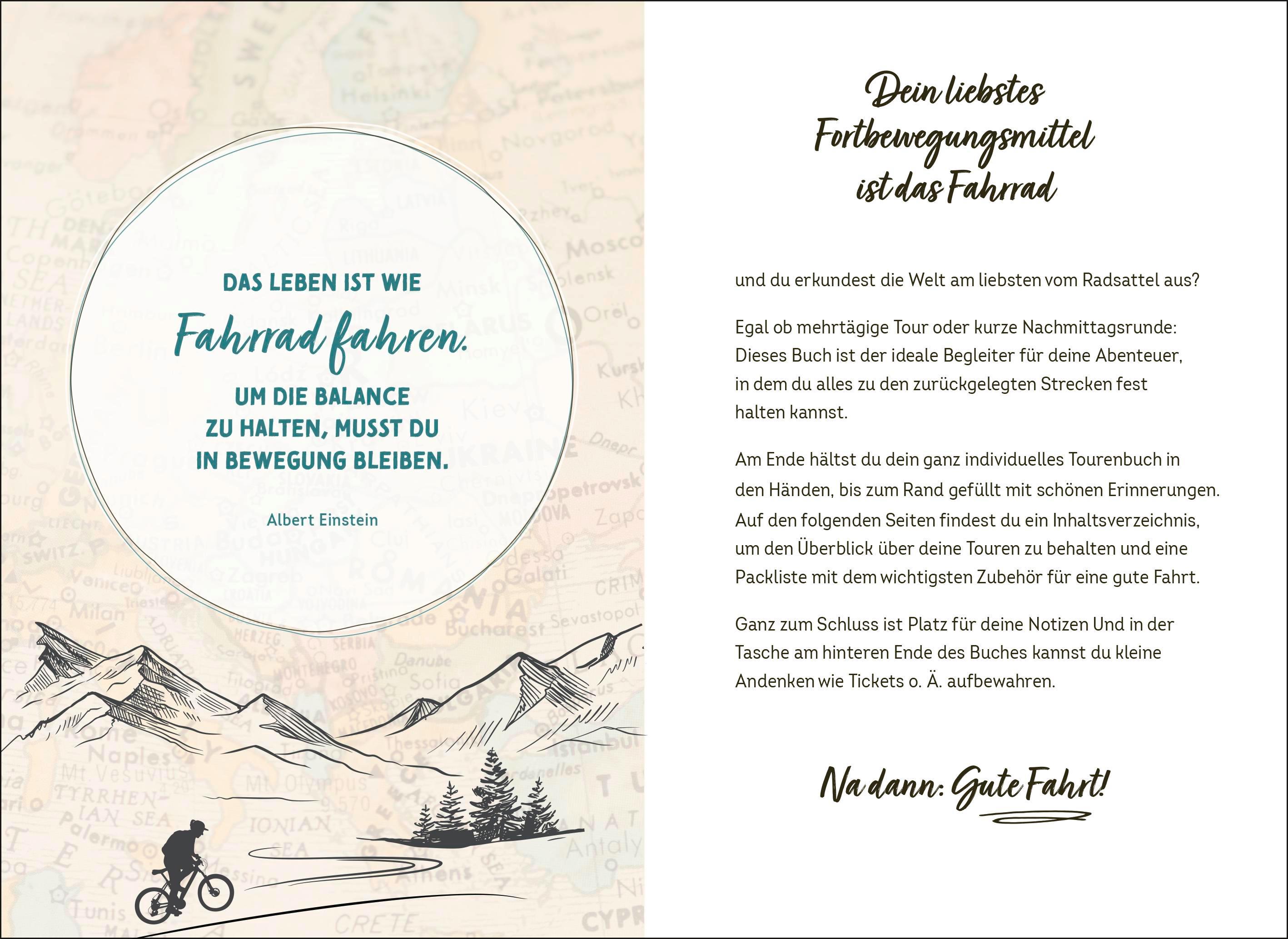 Mein Fahrradtouren-Buch (maritim)