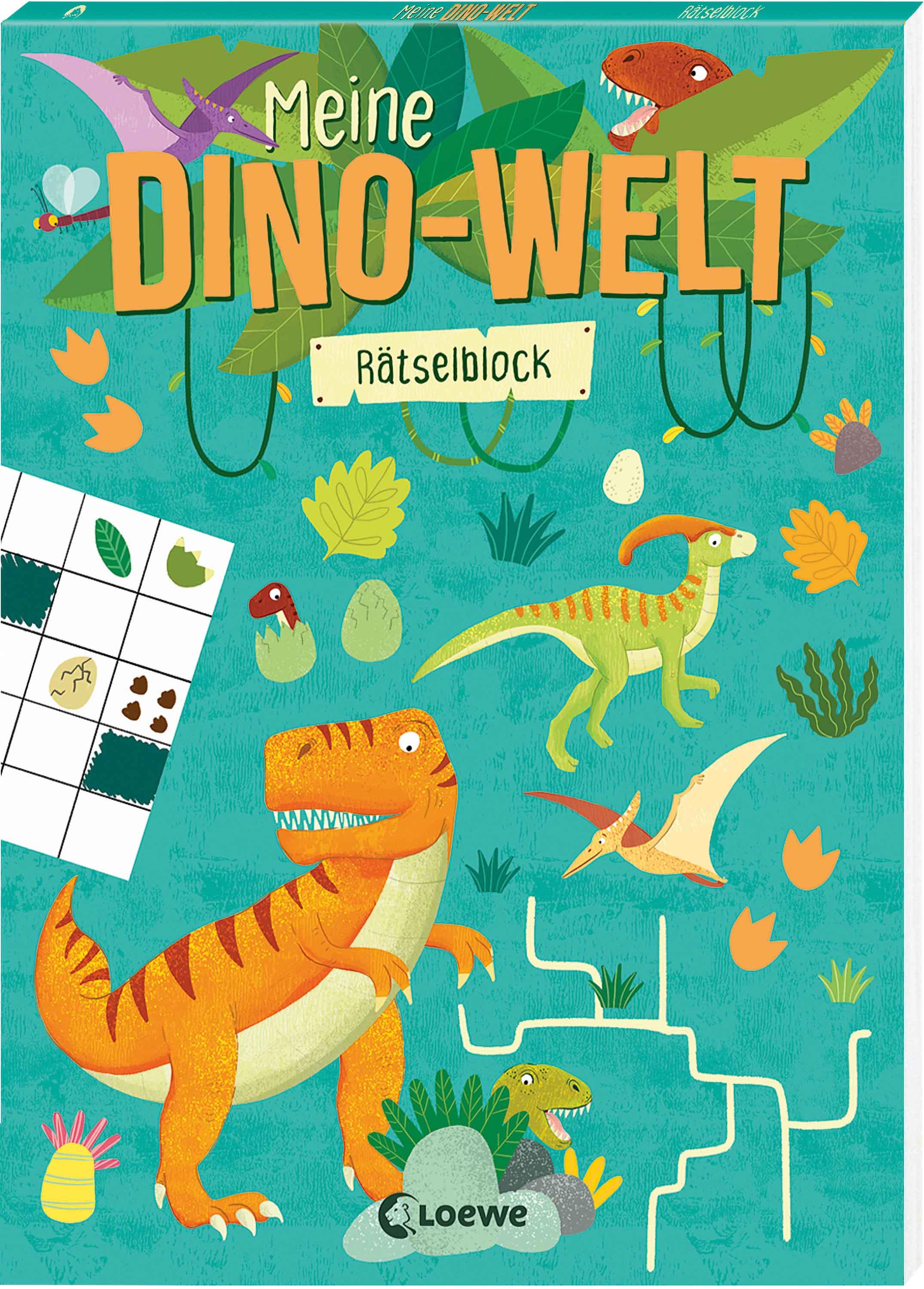 Meine Dino-Welt - Rätselblock