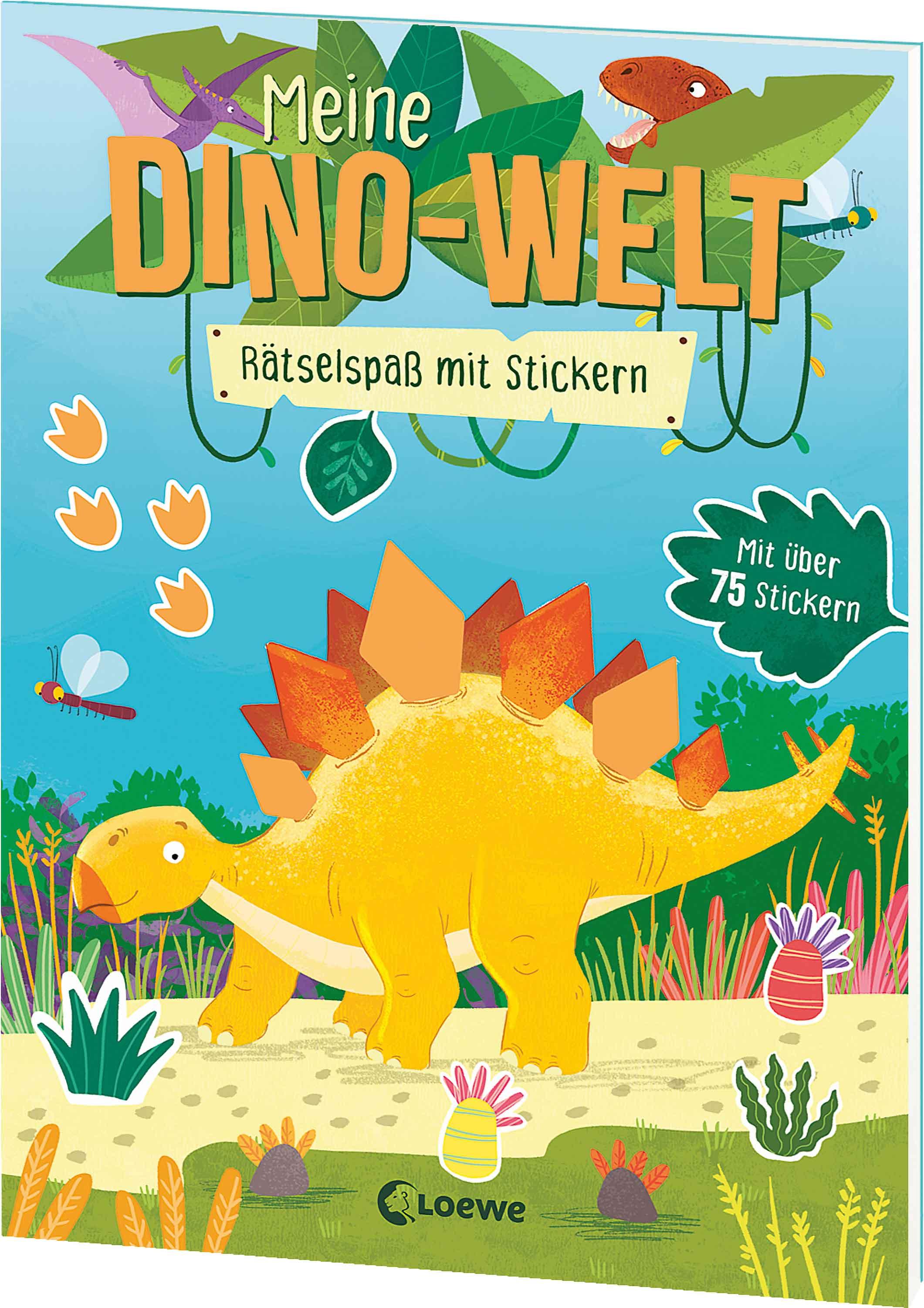 Meine Dino-Welt - Rätselspaß mit Stickern