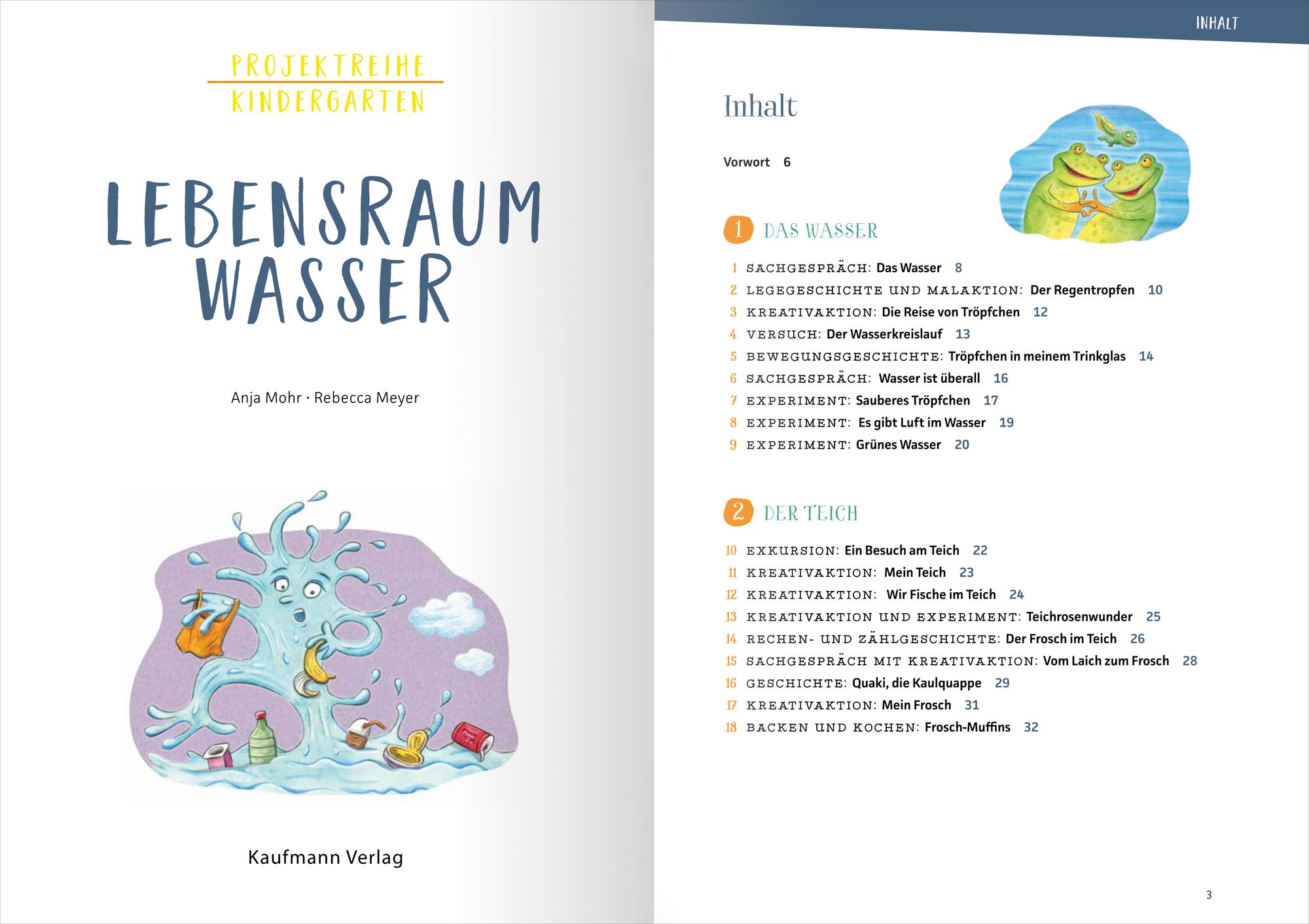 Projektreihe Kindergarten - Lebensraum Wasser