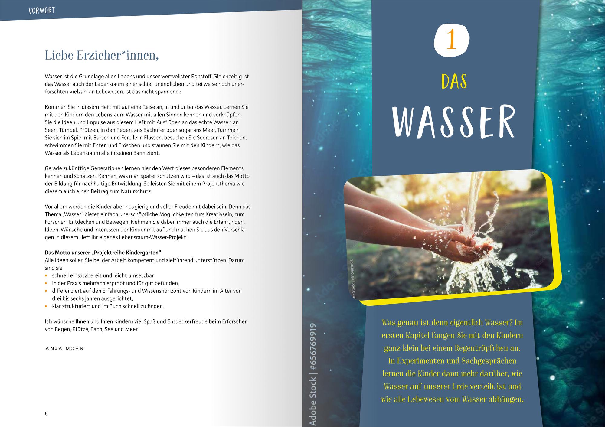 Projektreihe Kindergarten - Lebensraum Wasser