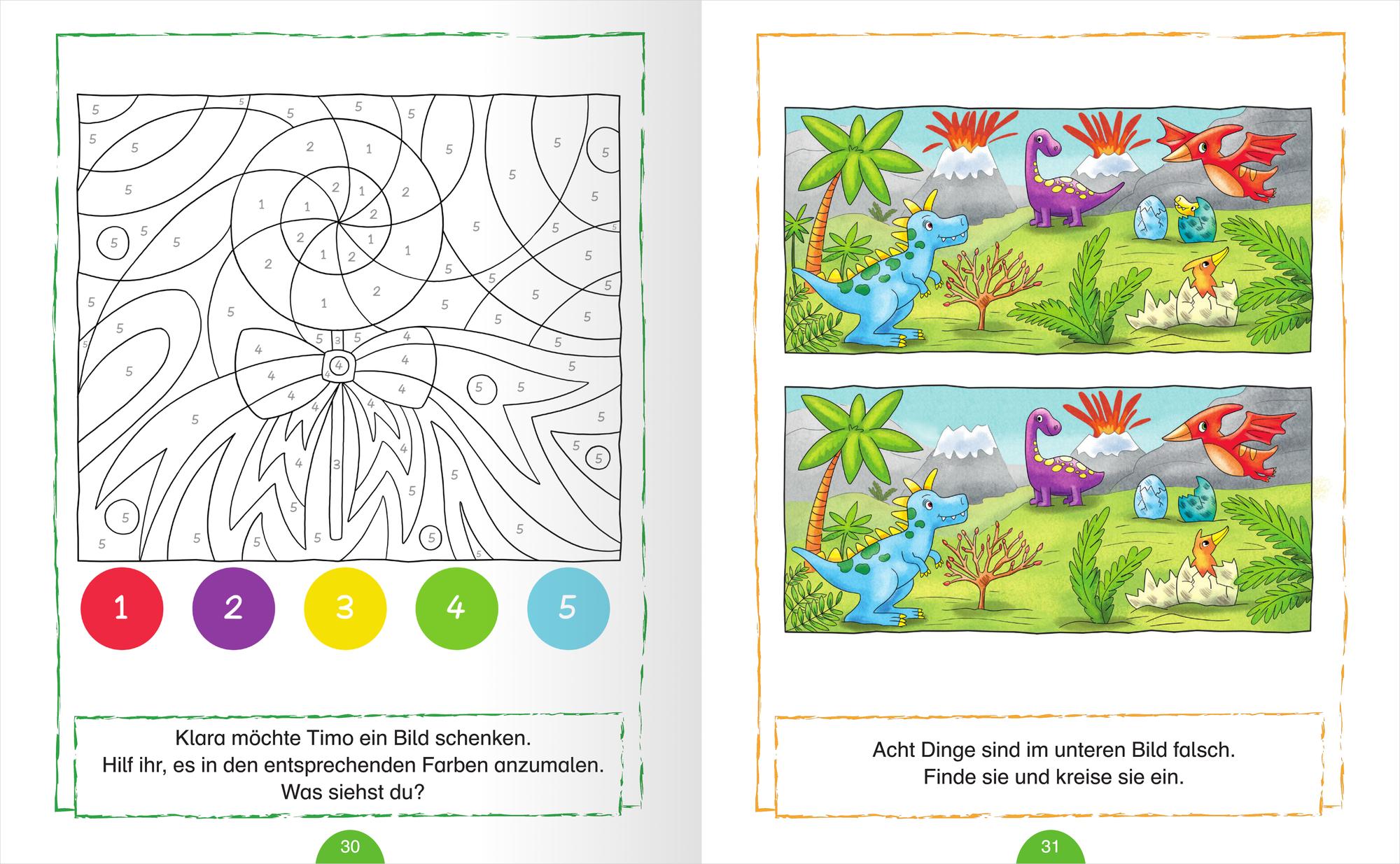 Mein cleveres Vorschulbuch - Logisches Denken und Konzentration