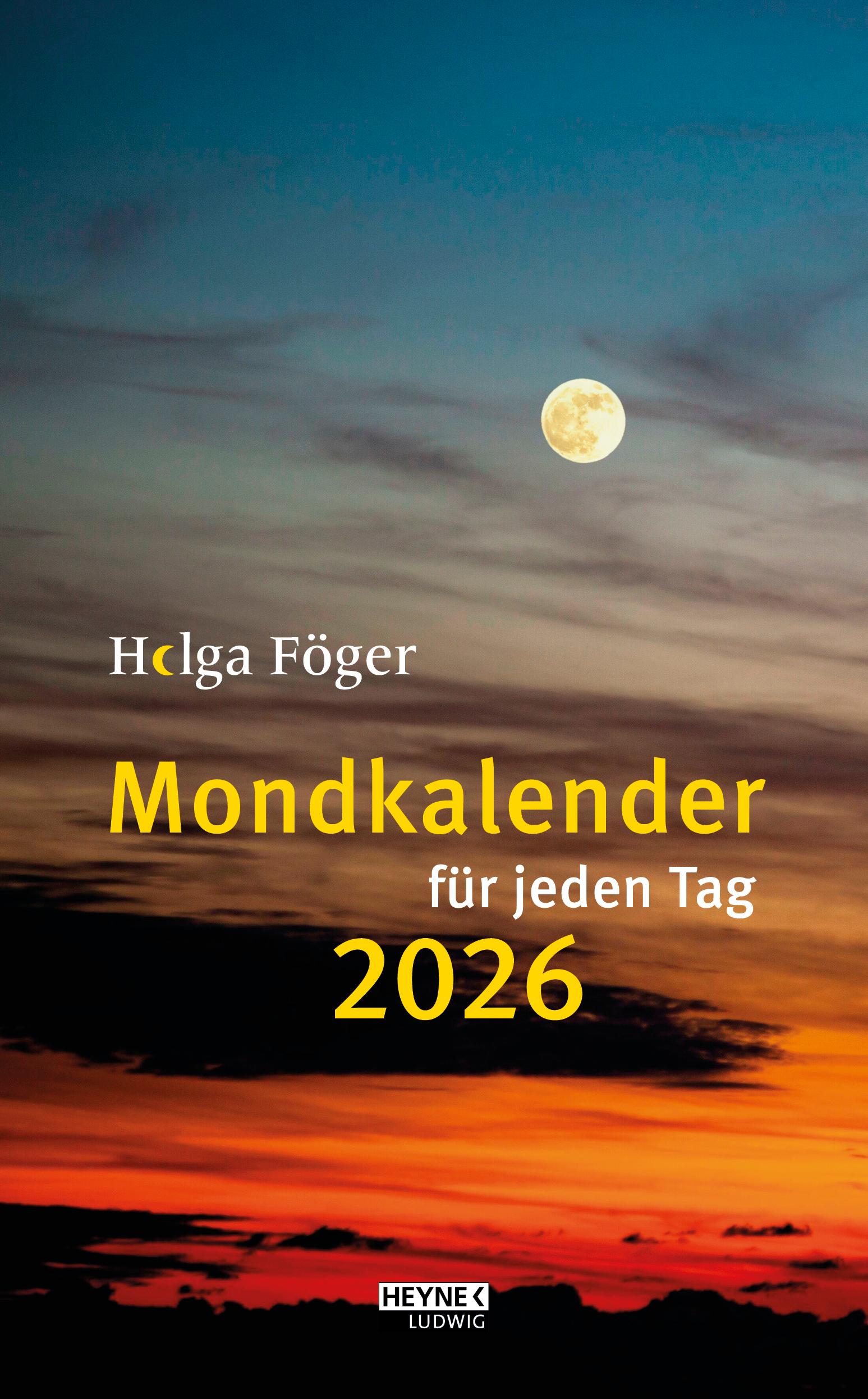 Mondkalender für jeden Tag 2026