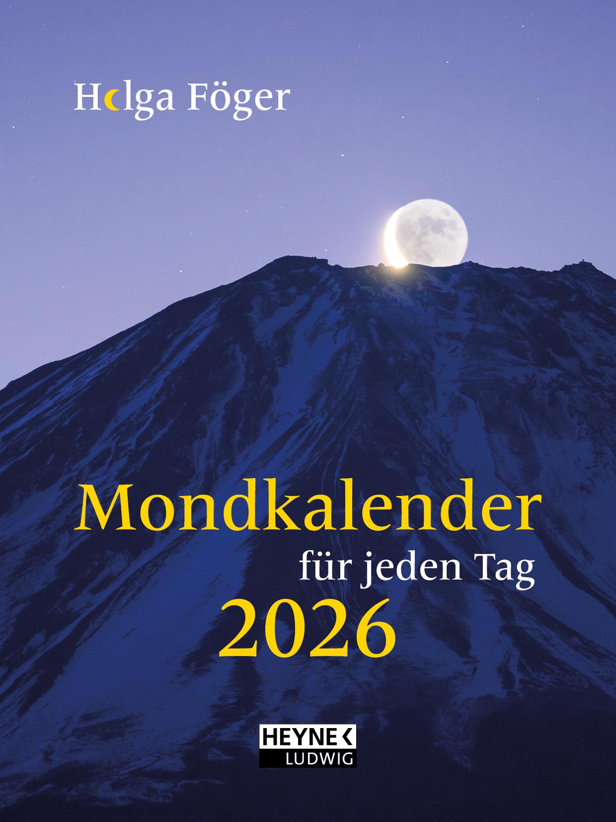 Mondkalender für jeden Tag 2026