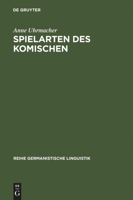 Spielarten des Komischen