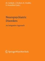 Neuropsychiatric Disorders