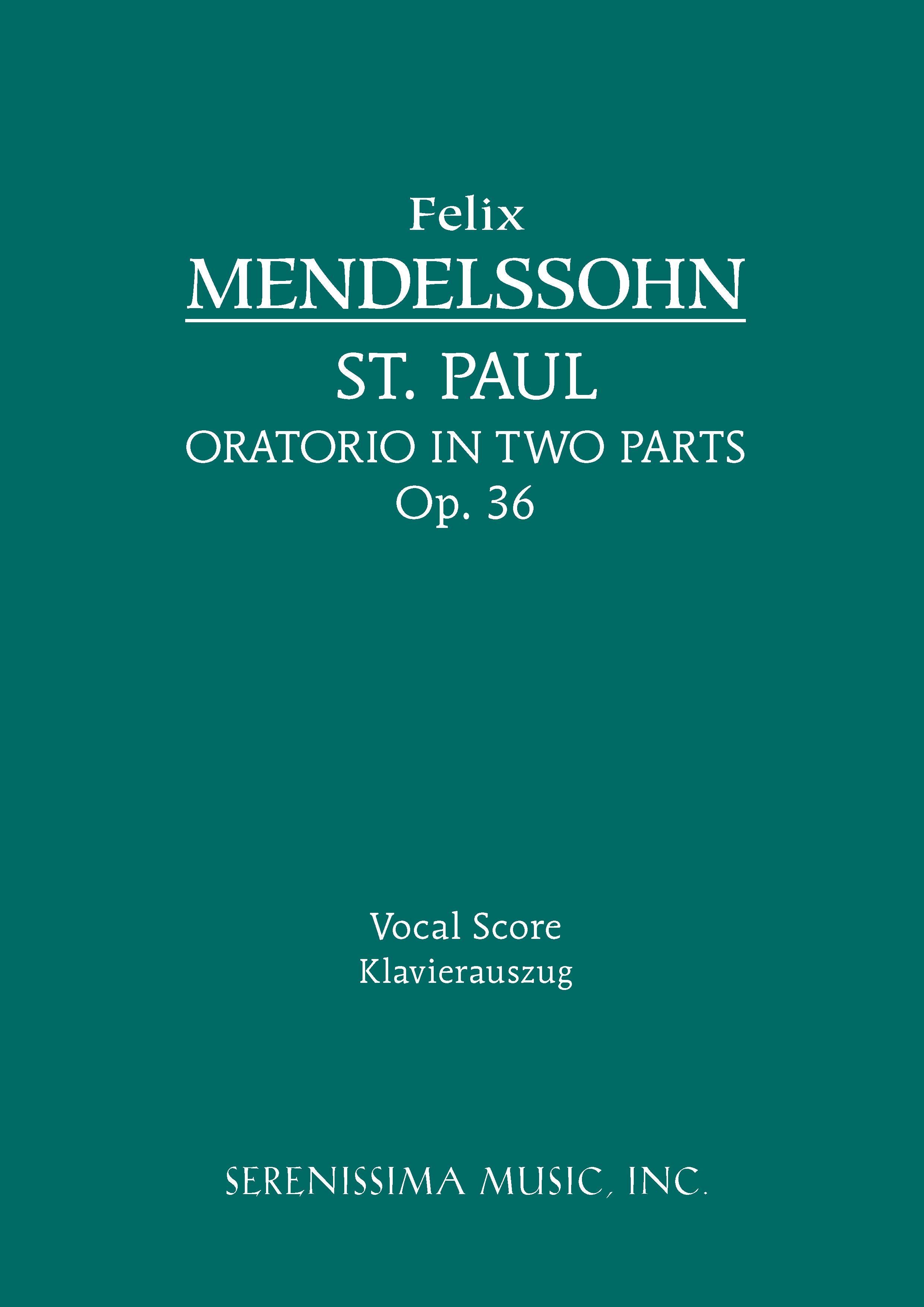 St. Paul, Op.36