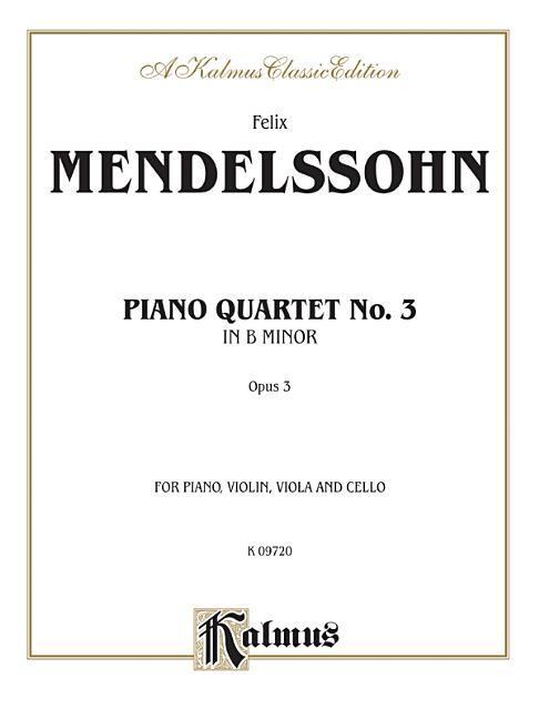 Piano Quartets, Op. 3